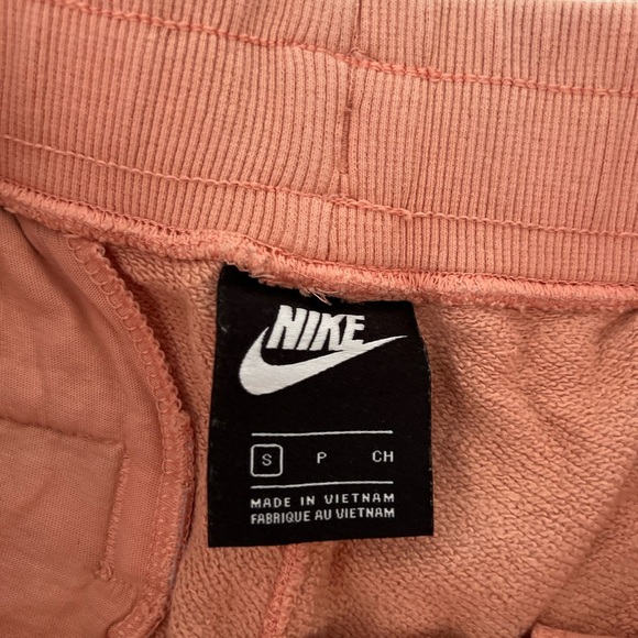 Nike Just do It Shorts Sweats Peach Men’s Size Small Embroidered Drawstring - Picture 3 of 6